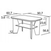 Konferenční stolek - K164